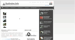 Desktop Screenshot of budivelne.info